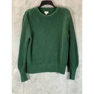 Women's J. Crew Green Sweater Size M